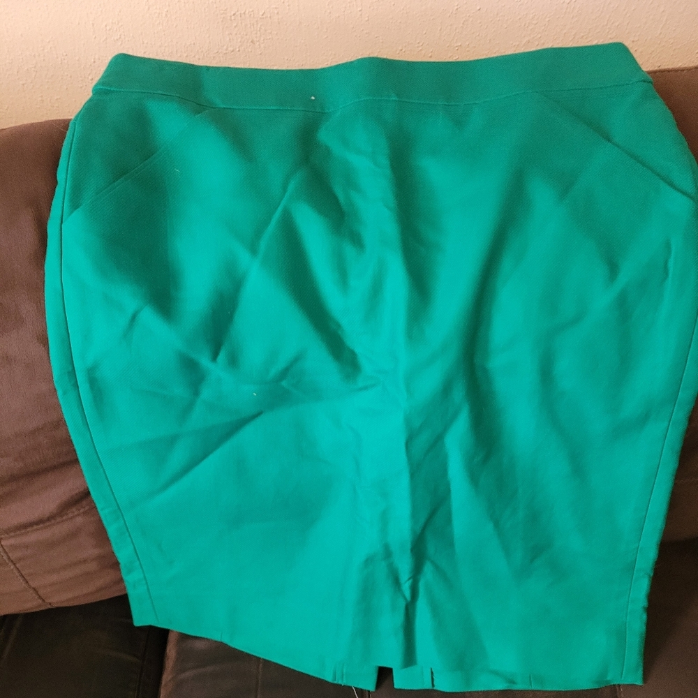 J. Crew Vibrant Teal Pencil Skirt